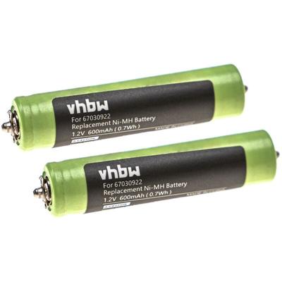 Vhbw - 2x Akku kompatibel mit Braun CruZer 6 face, 2, 3, 4, Z20, Z3, Z30, Z4, Z5, 1 Rasierer Image