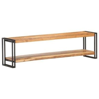 TV-Schrank 150x30x40 cm Massivholz Akazie Vidaxl Image