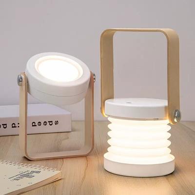 Litzee - Nachttischlampe, dimmbares Touch-Licht, tragbare Nachttischlampen für Nachttischlampen mit Image