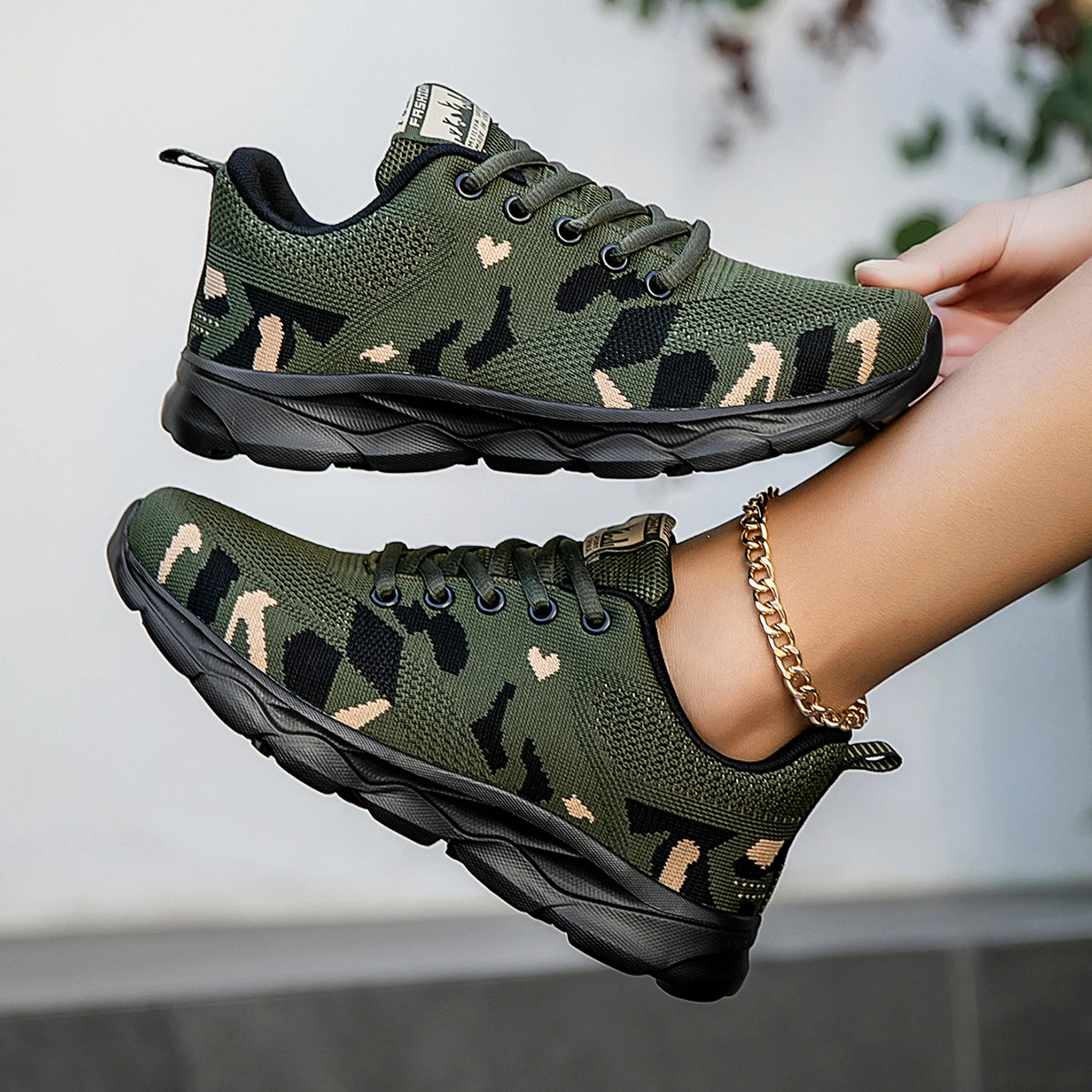 Turnschuhe Frauen Schuhe Lace Up Lässig Leichte Sommer Atmungsaktive Wohnungen Wanderschuhe Frauen zapatillas de mujer Größe 36-42