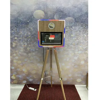 Photobooth Plataforma Shell Hintergrund Kamera Holz Vintage DSLR 360 Photo Booth Maschinen Fotografie Requisiten Kamerazubehör