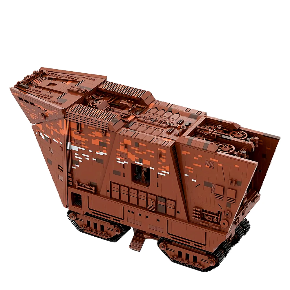 Gobricks MOC 7346 Stück Sandcrawler Bausteine Modell Space War Film Bau Montage Spielzeug Erwachsene Kinder Geburtstagsgeschenke Image