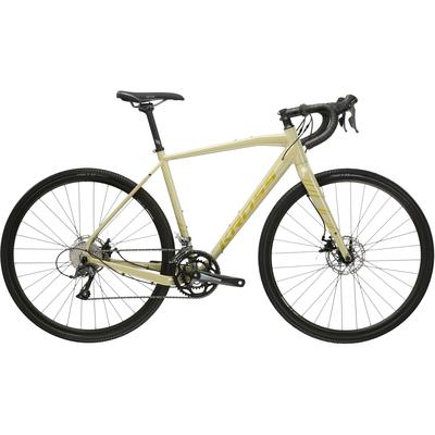 Gravelbike KROSS "Gravelbike Esker 1.0" Gr. 56, beige (beige, beige), Fahrräder, 56cm, 28 Zoll (71,12cm) hinten: 28 Zoll (71,12cm)