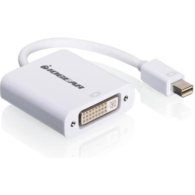 Iogear Mini Displayport To Dvi Adapter Cable - Dvi/mini Displayport Video Cable For Video Device, Macbook, Imac, Projector, Tv, Monitor - First End: 1 X Mini Displayport 1.1A Digital Audio/video - Male - Second End: 1 X Dvi Digital Video