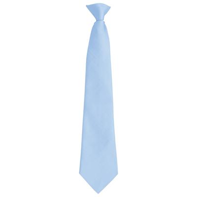 Premier - "Colours Fashion" Krawatte Zum Anklemmen für Herren/Damen Unisex (Mittelblau) Image