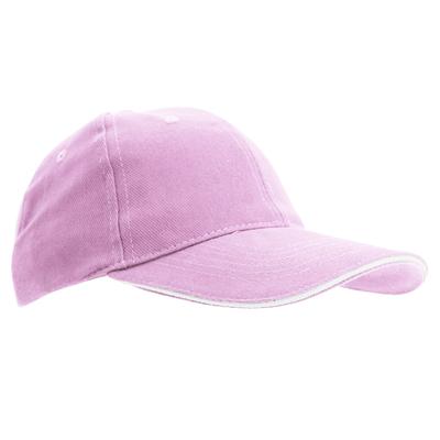 SOLS Unisex Buffalo Baseballkappe (Rosa/Weiß) Image