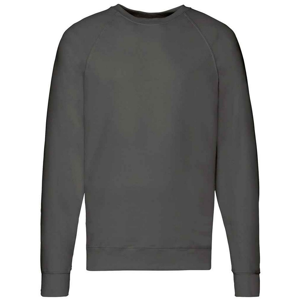 Fruit of the Loom - Sweatshirt für Herren/Damen Unisex Raglanärmel (Hellgrau) Image