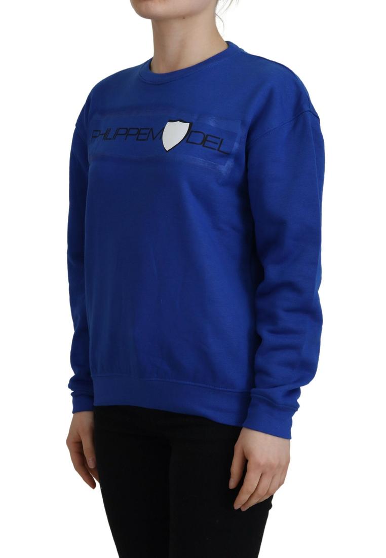 Philippe Model Paris Sweatshirt mit Rundhalsausschnitt in Blau Image