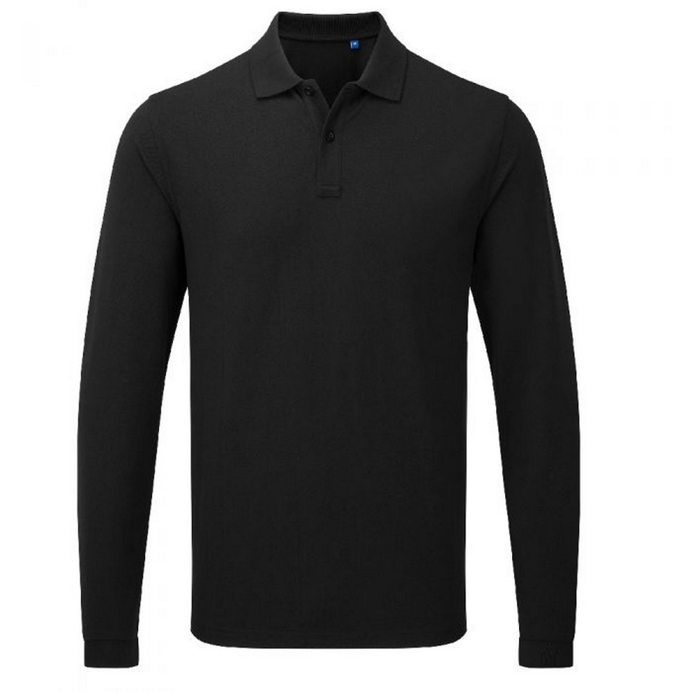 Premier - "HeiQ Viroblock" Poloshirt für Herren/Damen Unisex (Schwarz) Image