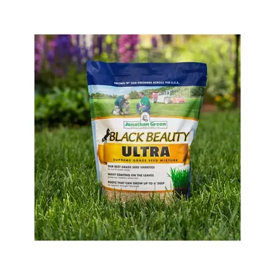 (10324) Black Beauty Ultra Grass Seed - Cool Season Lawn Seed (50 lb)