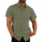 Camicie da uomo Camicia fatta a mano Camicia da uomo con doppia tasca Camicia da uomo a maniche