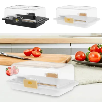 Butter Dish with Lid Airtight Butter Holder Reusable Butter Keeper Container Easy to Scoop and
