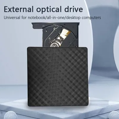 2in1 USB3.0 TypeC Slim External DVD RW CD Burner Drive Burner Reader Player High Speed Data Transfer