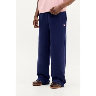 Fila UO Exclusive Navy Wide Leg Joggers - Navy L at Urban Outfitters