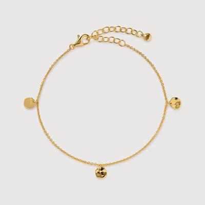 Gold Siren Muse Station Chain Bracelet