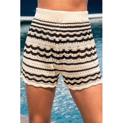 Offline Vibes Striped Cover-Up Shorts