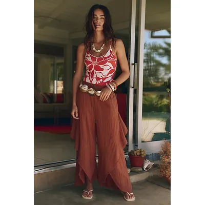 Songs Of Summer Pants by free-est at Free People in Argan Oil, Size: Small