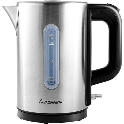 HANSEATIC Wasserkocher "HWK1752200SD", silber, B:14cm H:25cm T:25cm, Wasserkocher Image