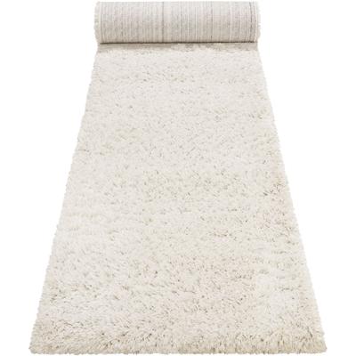 Hochflor-Teppich ESPRIT "YOGI ESP-096", beige, B:80cm H:50mm L:400cm, Polyester, Teppiche, Läufer, flauschiger weicher Flor aus 100% recyceltem PET, Wohnzimmer Image