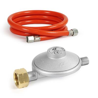 TEMU Wiltec Gas Pressure Reducer Italy, Gas Pressure Regulator 700 Mbar, 1.5 Hose With Pressure Reducer, Pressure Regulator For Large Appliances, Gas Regulator For Gas Heaters Image