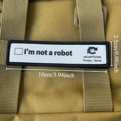 "TEMU 1pc "" Tactical Patch - Humorous Hook & Loop Emblem, Morale Badge For Armband, Clothing, And Backpacks - Applique Sticker" Image
