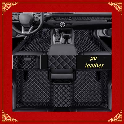 TEMU 3pcs Left Drive For C-hr 2018-2021 Non-slip Mat, Luxury Leather, Anti-slip, Easy To Clean, With Car Cover, For Father's Day, Boyfriend's Day Image