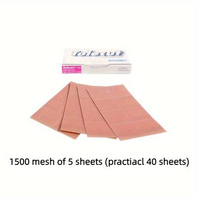 TEMU Kovax 8-cut Tolecut Sanding Sheets, 800/1200/1500/2000/3000 Grit Sandpaper, Fine Grit Paper For Auto Polishing, Compatible With Sanding Image
