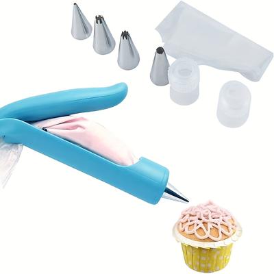 TEMU 17pcs Cake Decorating Tool Set Cake Decorating Pen Baking Tool Set Pastry Icing Bag Extruder Baking Supplies Supplies Image