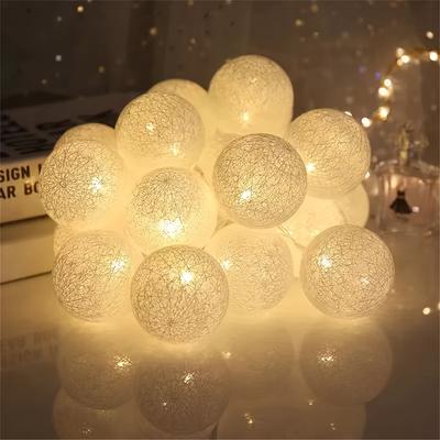 TEMU 1.5m/ White String Led White Fairy Lights For Bedroom Party Wedding Decoration Perfect Matching With Warm Atmosphere And Holiday Lighting Image