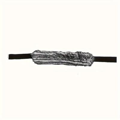 TEMU Double-sided Long Belt Car Towel Brush, Microfiber & Fur, Tire And Detailing Tool, Accessory Image