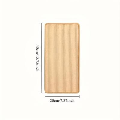 TEMU 1 Sturdy Sisal Cat Scratching Board - Clutter-free, Sofa-safe Design For Exercise And Rest - For , 's Gift, And A Few Extra Preventative Sofas At Home Image