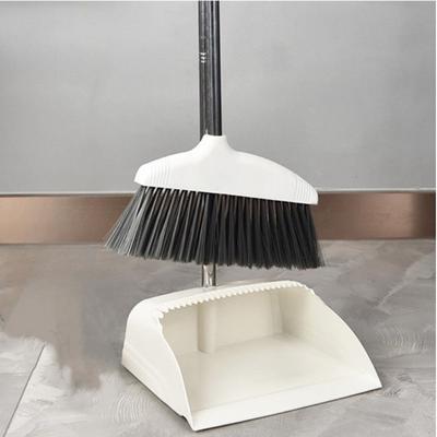 TEMU 1pc Household Broom And Dustpan Set Combination Thickened Dustpan Soft Broom Sweep Broom Floor Cleaning Broom Image
