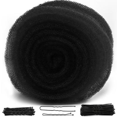TEMU For Hair Pilling And Hair Clips For Pilling, Hair Sponge For Hair, Hair Filling Material, Hair Padding, Hair Ring For Pilling, Volumizing Foam Tool, Black Image