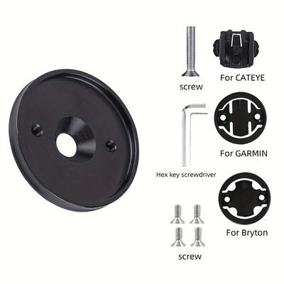 TEMU 28.6mm Bicycle Stop Gps Mounting Support - Pvc Upper Cover For Bikes, Gps, Velocimeter, And Computer Installation, Bicycle Computer Support|vibrant Upper Cover|secure Mounting Image