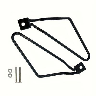 TEMU Stainless Steel Motorcycle Saddlebag Support Bracket - , Adjustable, And For All Motorcycles, Motorcycle Accessories | Adjustable Mounting | Construction, Motorcycle Accessories Image