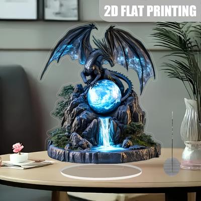 TEMU 2d Flat, 2d/flat Bohemian-style Desktop Decoration, A Multifunctional Piece Model, Suitable For Garden Displays Or Indoor Decor, Home Decor, Ethereal , 2d Flat Image