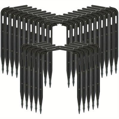 TEMU 50pcs Bend Arrow Dripper Micro Drip Irrigation Kit Emitters For 3/5mm Hose Garden Watering Saving Micro Dripper Greenhouse Image