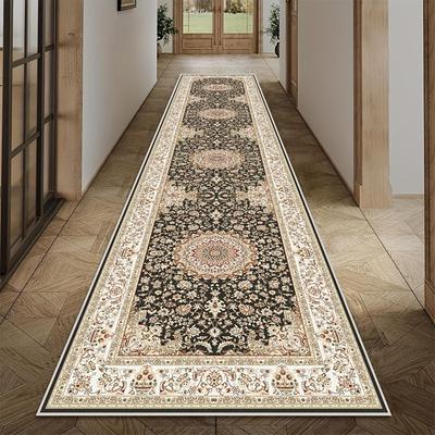 TEMU 1pc Luxury Long Mat, Durable Kitchen Hallway Floor Mat, Soft And Comfortable Balcony Runner Floor Mat, Easy-to- Staircase Entrance Long Mat Image