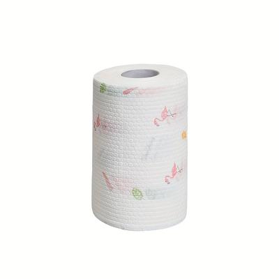 TEMU 1 Roll (pack Of 100pcs) Kitchen Paper Towels, Multifold Rolls For Kitchen, Bathroom & Quick-drydesign Image