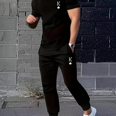 TEMU Men's Casual Sportswear Set With Loungewear Image