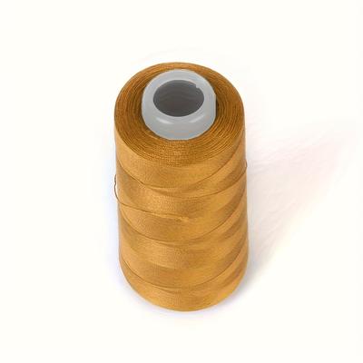 TEMU 3000 Yards Strong Polyester Sewing Thread - Golden And Navy Blue Spools, Suitable For Jeans, Leather, Canvas, Tapestry, Pants, Shoes, And Leather Craft Projects, Sewing Supplies Accessories Image