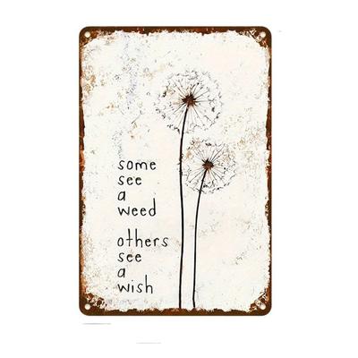 TEMU Dandelion Wish Wooden Decoration, 5.85in X 7.8in - Wall And Living Room Decorations, No Power Required, Beautiful Wood Wall Decoration! Image