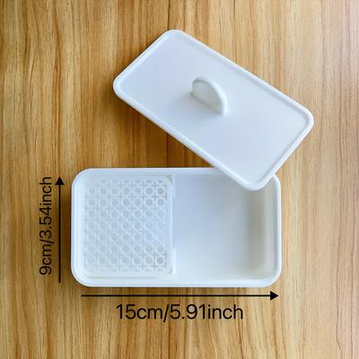 TEMU Plastic Polymer Clay Trays With Lid - Surface, Ideal For Mold Storage & Organization, Crafters And Clay Manufacturers, Craft Organization | Decorative Trays | Durable Plastic Image