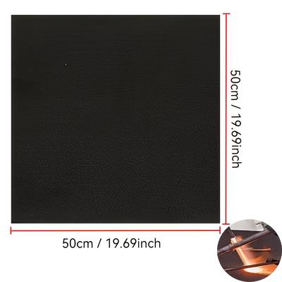 TEMU 1pc Bbq High-temperature Insulating Mat - Soft, Heat-resistant Material, Reusable, Non-slip Design For Outdoor Grilling, |nonslip Mat|reusable Insulating Mat, Bbq Accessories Image