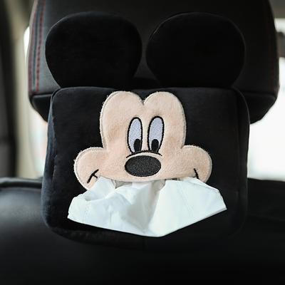 TEMU Ip New 1pc Cartoon Car Tissue Box Armrest Box Tissue Box For Car Seat Back Multifunctional Image