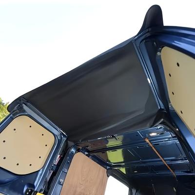 TEMU 210d Oxford Fabric Rear Door Rain And Sun Protection Cover, Suitable For Rvs, Transit Vehicles, Or Warehouse Shading And Rain Protection, Rear Door Sunshade Cover Measuring 180*113 Cm. Image