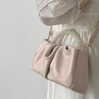 TEMU The #8653 New Women' Features A Pearlescent Shiny With A , Suitable For Carrying A Phone, Lipstick, Headphones, Tissues, Powder, Keys, And More, Making It An Ideal Gift . Image