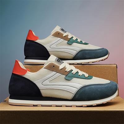TEMU Men's Casual Sneakers, Flat Mesh Shoes Suitable For Outdoor Activities And Everyday Wear. Image