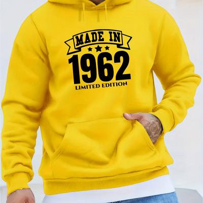 TEMU Made In Youth Autumn And Winter Plush Sweater Men's Clothing Hoodie Printed Top Men's Gift Image
