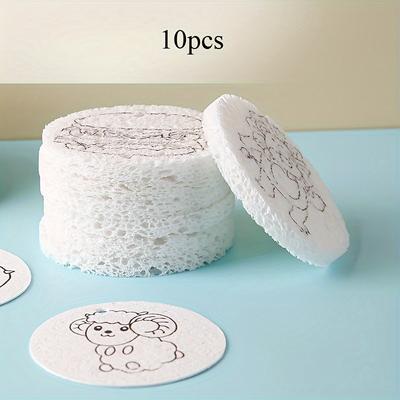TEMU 10pcs Drawing Board Paper, Fluffy Texture Art Craft Paper, Premium Decorative Paper, For Diy Projects And - Ideal Gift ! Image